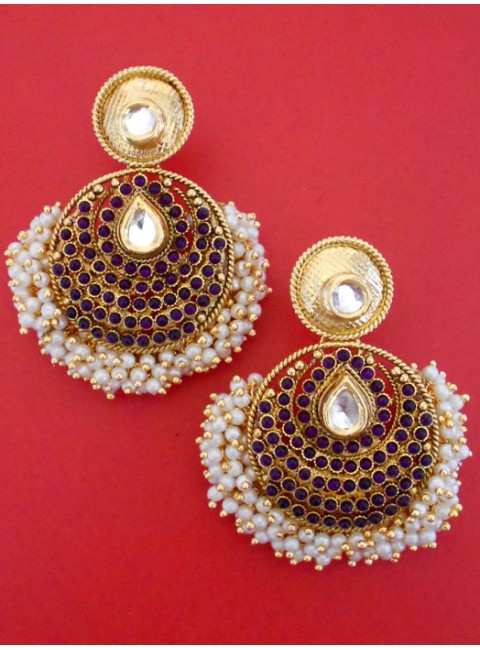 Polki Earrings